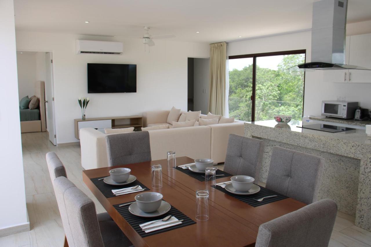 Apartment And Penthouse Blue Luxury Kukulkan Тулум Екстер'єр фото