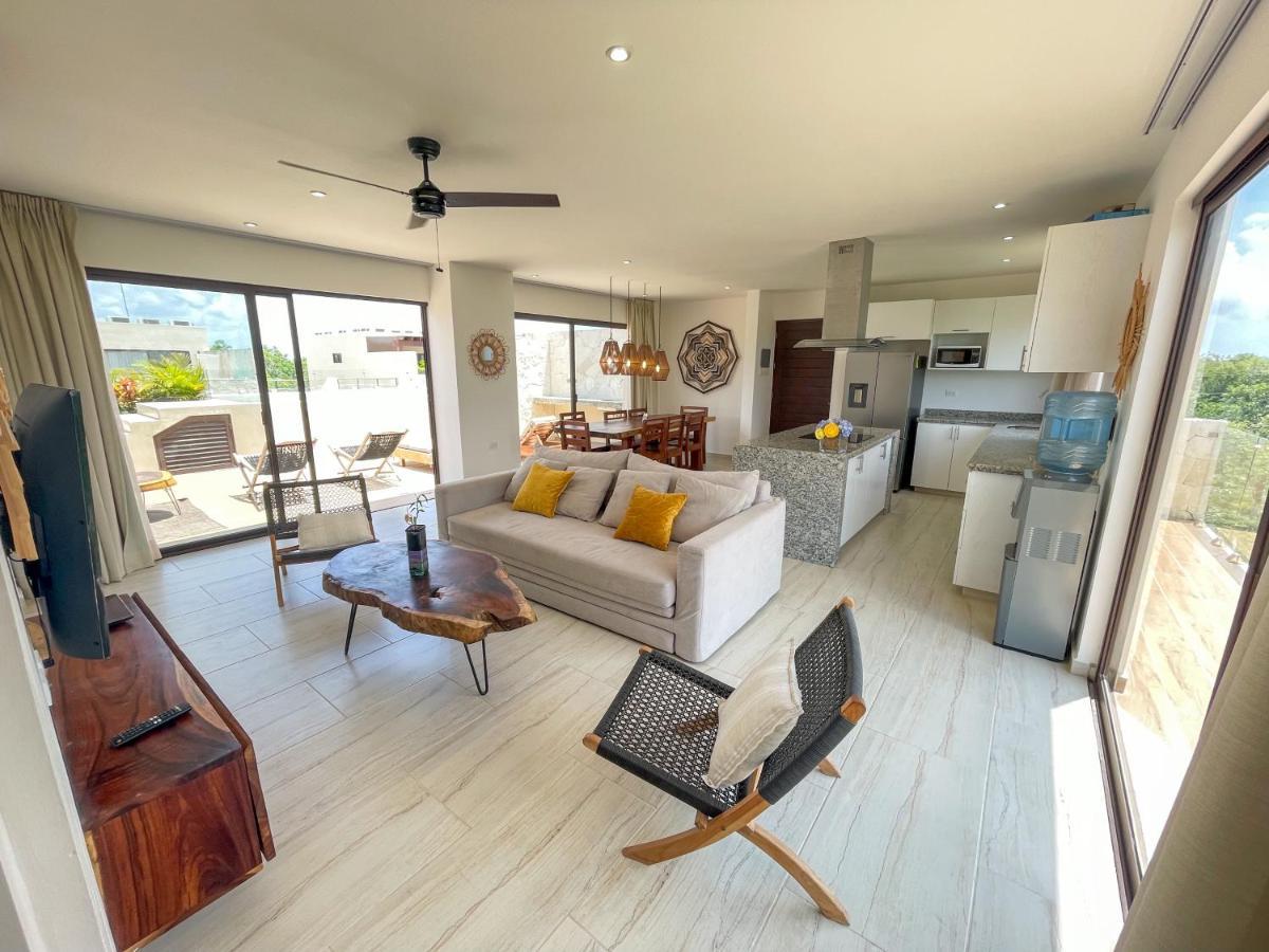 Apartment And Penthouse Blue Luxury Kukulkan Тулум Екстер'єр фото